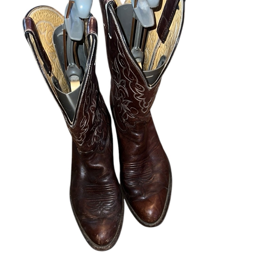 Justin Boots Brown Western Cowboy Boots